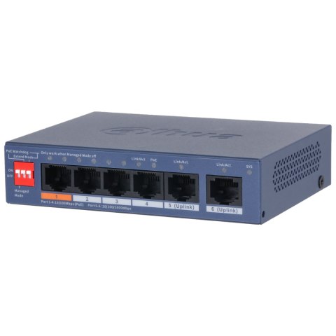 SWITCH POE CS4006-4ET2GT-60 4-PORTOWY DAHUA