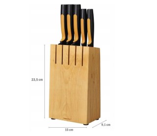 ZESTAW 5 NOŻY W BLOKU