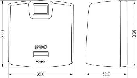 Czytnik linii papilarnych ROGER RFT1000