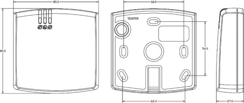 Czytnik zbliżeniowy ROGER PRT66EM