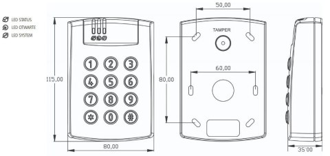 Kontroler dostępu ROGER PR612