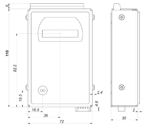 Moduł rozmówny ACO MOD-SPK-P ( do zabudowy )