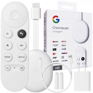 Odtwarzacz multimedialny Google Chromecast HD z Google TV