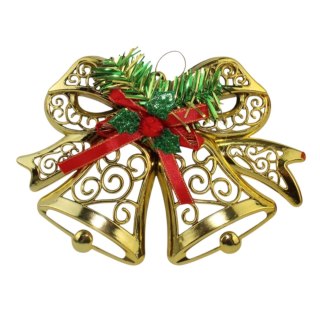 Artykuł dekoracyjny złote dzwonki 19x13.5cm