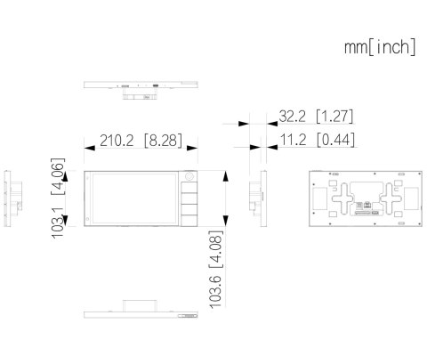 PANEL WEWNĘTRZNY SCP3024B-CBZ IP / Wi-Fi / 4-Wire DAHUA