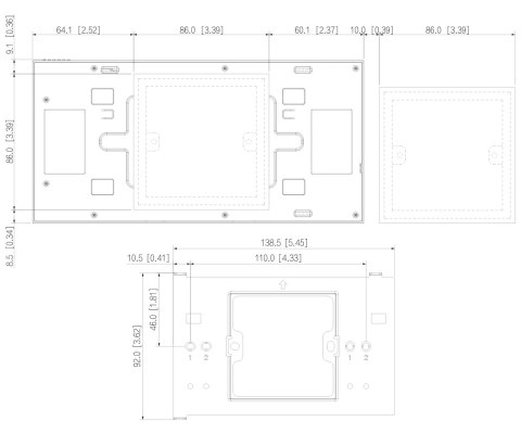 PANEL WEWNĘTRZNY SCP3024B-CBZ IP / Wi-Fi / 4-Wire DAHUA
