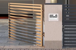 Tabliczka PCV Obiekt Monitorowany z RODO 35x25 cm