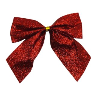 Kokarda mini czerwona brokatowa