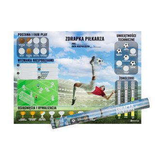 Zdrapka Piłkarza Sprintigo - prezent dla dziecka, prezent na dzień dziecka