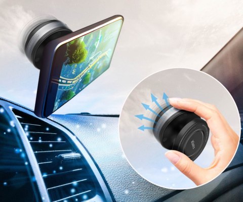 UCHWYT SAMOCHODOWY DO URZĄDZEŃ MOBILNYCH XB-FX9-POWER MAGNETYCZNY PRZYSSAWKA PRÓŻNIOWA Xblitz