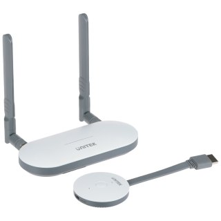 BEZPRZEWODOWY EXTENDER HDMI V1183A01 2.4 GHz + 5 GHz UNITEK