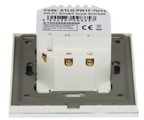 INTELIGENTNE GNIAZDO ELEKTRYCZNE ATLO-PW1F-TUYA Wi-Fi, Tuya Smart ATLO