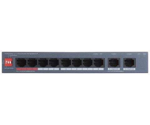 SWITCH POE CS4010-8GT-110 10-PORTOWY, 8 PoE DAHUA