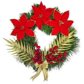 Wianek świąteczny na Boże Narodzenie stroik na drzwi stół handmade