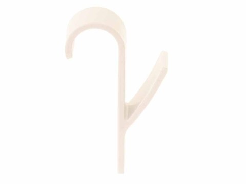 Wieszak haczyk na grzejnik kaloryfer łazienkowy kremowy