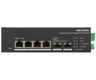 ZARZĄDZALNY SWITCH PRZEMYSŁOWY POE DS-3T1506HP-EI-UPS/NO POWER UNIT 4-PORTOWY SFP Hikvision