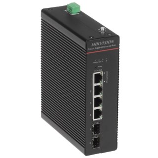 ZARZĄDZALNY SWITCH PRZEMYSŁOWY POE DS-3T1506HP-SI-4P2F/NO POWER UNIT 4-PORTOWY SFP Hikvision