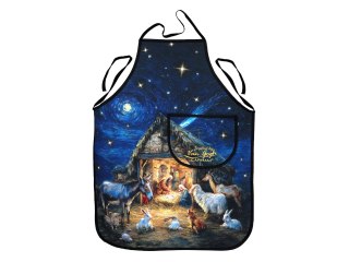 Fartuszek kuchenny - inspirowany malarstwem van Gogha, Boże Narodzenie (CARMANI)
