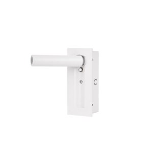 Oprawa LED V-TAC 2W COB CREE kinkiet biały hotel łóżko włącznik VT-88061-W 3000K 76lm