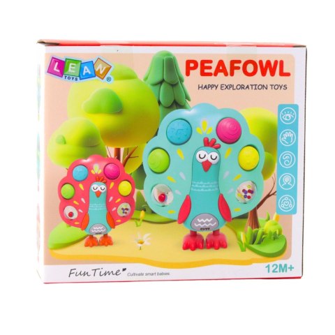 Zabawka Sensoryczna Pop-It Paw Obrotowe Kulki Dźwięk Kolorowy