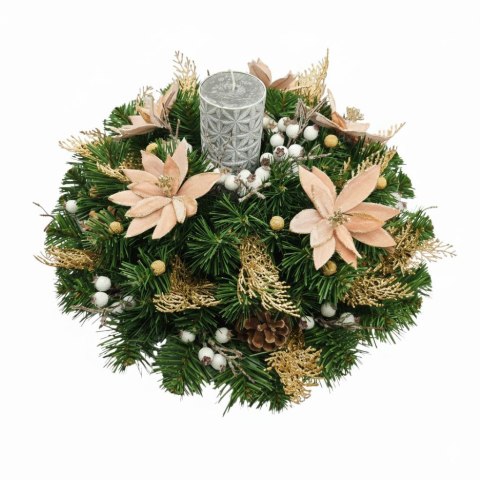 Stroik na stół komodę dekoracja świąteczna na Boże Narodzenie kopułka