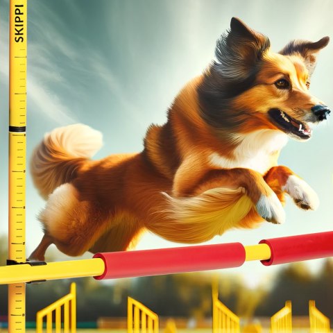 Worek prezentowy Hobby Horse Skippi z koniem czarnym i przeszkodą