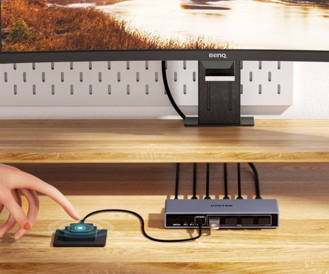 PRZEŁĄCZNIK HDMI + USB KVM V1309AGY01-EU 4K UHD UNITEK