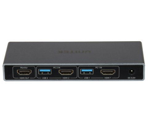 PRZEŁĄCZNIK HDMI + USB KVM V1309AGY01-EU 4K UHD UNITEK