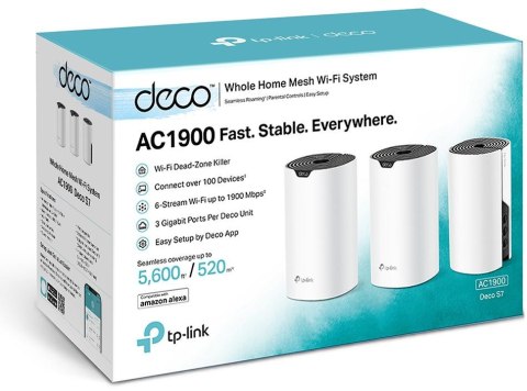 DOMOWY SYSTEM MESH WIFI TP-LINK Deco S7(3-pack)