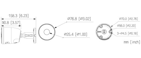 KAMERA IP F3D-IL-0280B Wi-Fi 6, Smart Dual Light - 3 Mpx 2.8 mm DAHUA