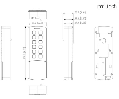KONTROLER DOSTĘPU ASI1212M-P DAHUA