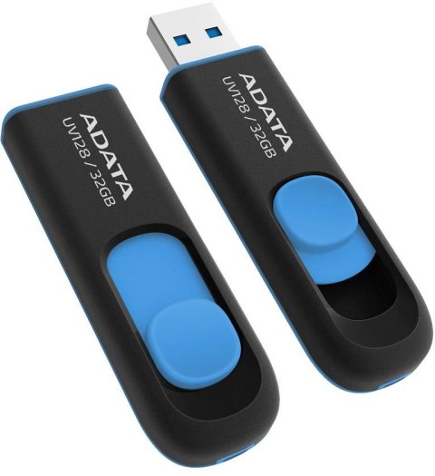 Adata Pendrive UV128 32GB USB 3.2 Gen1 czarno - niebieski