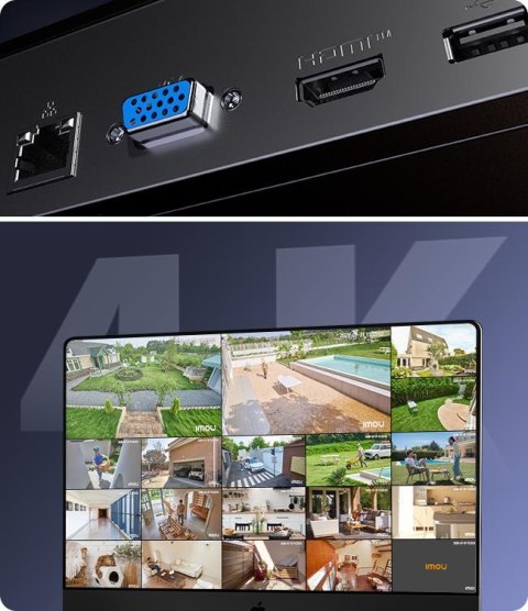 Rejestrator IP Imou NVR-N110-8A0E-P 10- kanałowy