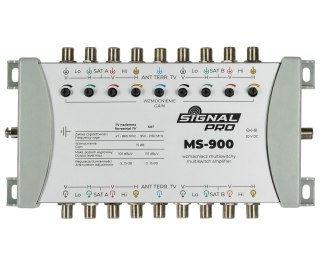 WZMACNIACZ DO MULTISWITCHY MS-900 9 WEJŚĆ / 9 WYJŚĆ SIGNAL