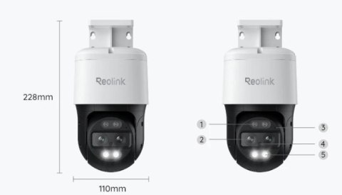 Kamera IP Reolink Trackmix Series P760 POE obrotowa 8MP