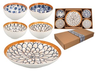 Kpl. 4 miseczek + talerz