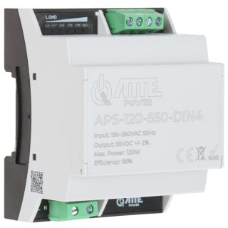 ZASILACZ IMPULSOWY APS-120-550-DIN4 ATTE