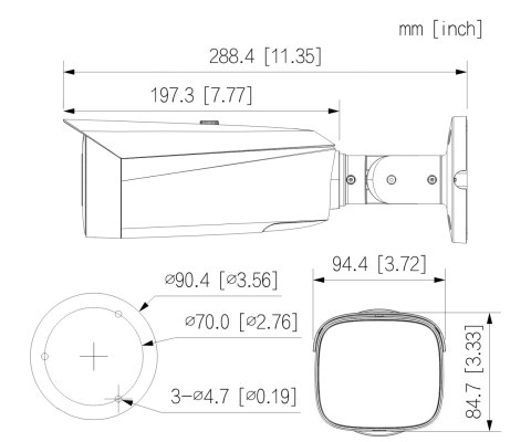 KAMERA IP IPC-HFW3649T1-ZAS-PV-2712-PRO WizColor TiOC PRO WizSense - 6 Mpx 2.7 ... 12 mm - MOTOZOOM DAHUA