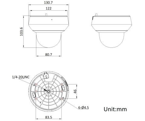 KAMERA IP OBROTOWA ZEWNĘTRZNA DS-2DE2A404IWG1-E AcuSense - 4 Mpx 2.8 ... 12 mm Hikvision