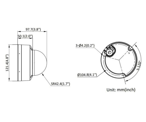 KAMERA WANDALOODPORNA IP DS-2CD1161G2-LIU 2.8MM PL Smart Hybrid Light - 6 Mpx Hikvision