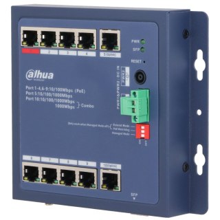 ZARZĄDZALNY SWITCH PRZEMYSŁOWY POE CHS4110-8ET-90-F 8-PORTOWY SFP DAHUA