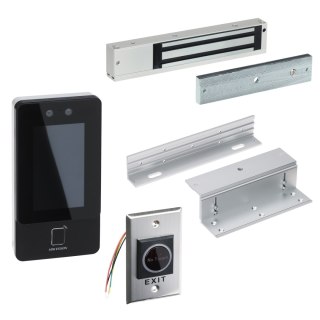 ZESTAW KONTROLI DOSTĘPU Z ROZPOZNAWANIEM TWARZY DLA JEDNEGO PRZEJŚCIA DS-KAS342 - 720p Hikvision