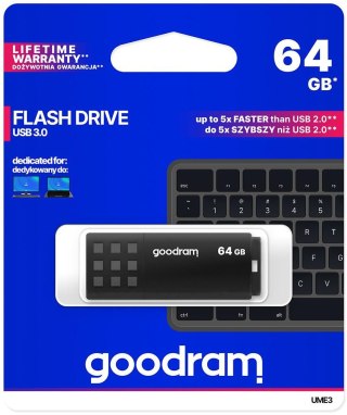 Pendrive Goodram UME3 64GB USB 3.0 czarny