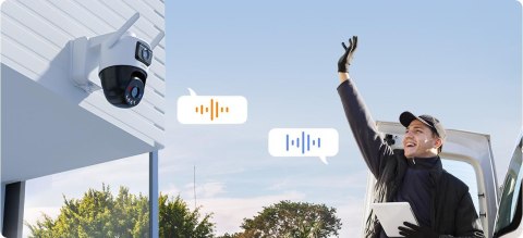 Kamera IP Imou AOV Dual 10MP (5MP+5MP) z panelem solarnym 2.4GHz WiFi+4G