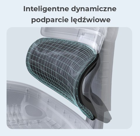 Fotel ergonomiczny ANGEL biurowy obrotowy Dakota 2.0 Grafitowy