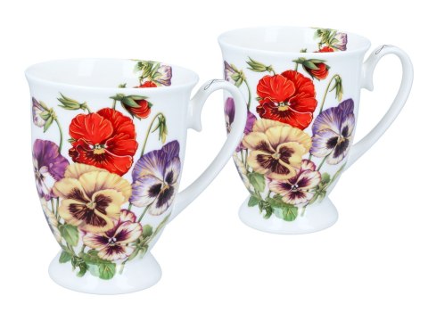 Kpl. 2 kubków w sercu - L. Lozano, Bratki (CARMANI)