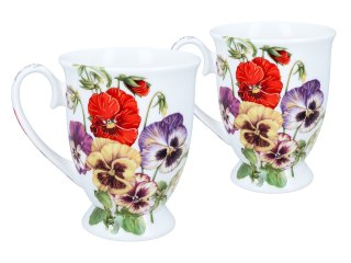 Kpl. 2 kubków w sercu - L. Lozano, Bratki (CARMANI)