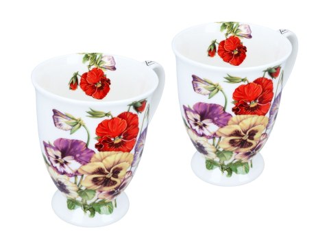 Kpl. 2 kubków w sercu - L. Lozano, Bratki (CARMANI)