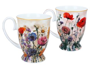 Kpl. 2 kubków w sercu - L. Lozano, Kwiaty polne (CARMANI)