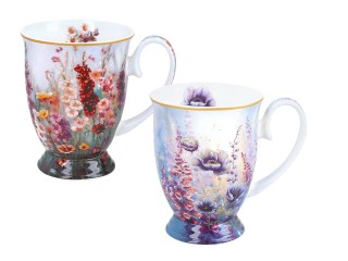 Kpl. 2 kubków w sercu - L. Lozano, Kwiaty polne (CARMANI)